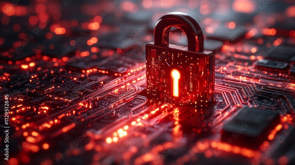 Poster advanced security measures in digital technology for remote work environments