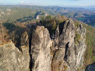 beautiful nature of bohemian switzerland national park