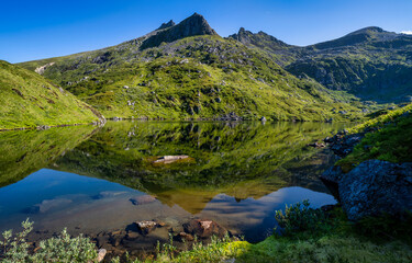 lake in the mountains