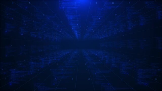 Cyberspace particle business corporate digital technology elegant clean Background. Modern business technology Worldwide Blockchain technology database cryptocurrency. finance crypto currency web 3.0