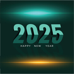 Modern 2025 vector text effect ,Stylish typography with vector flair ,Dynamic vector text for 2025