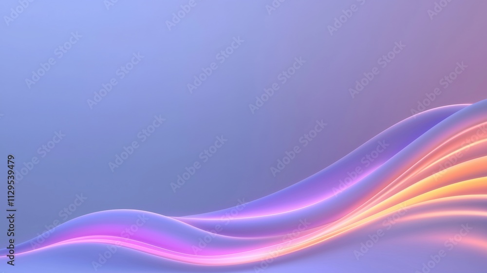 Poster abstract background with a gradient effect. the background is a gradient of light blue and purple, w
