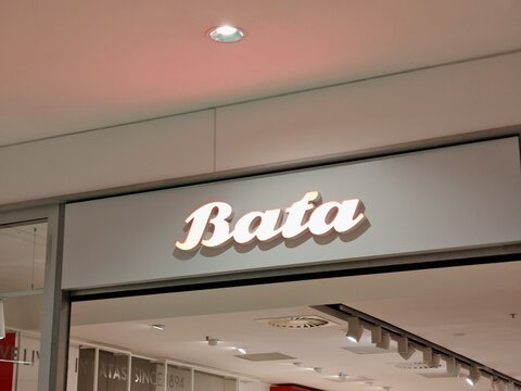Prague,Czech Republic-October 9 2024: Bata is a renowned global footwear brand offering stylish, durable, and comfortable shoes for all ages, blending tradition with modern design.

