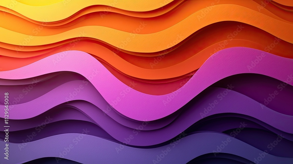 Poster vibrant layers of colorful paper create a mesmerizing abstract background design ideal for artistic 