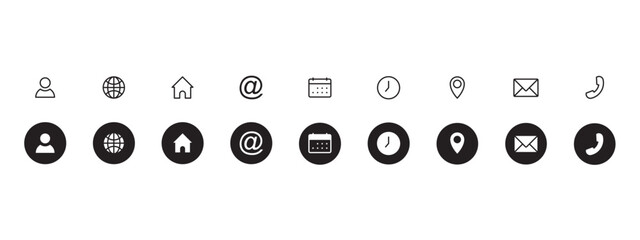 web icon set. web vector icon set. icon set for computer and mobile.