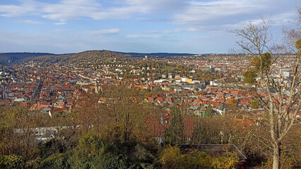 A scenic view of Stuttgart, Germany