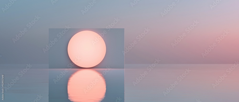 Poster digital art piece that appears to be a photograph of an oval-shaped object in the middle of a body o