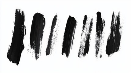 Modern Brush Underline Stroke Set with Line Marker Effect