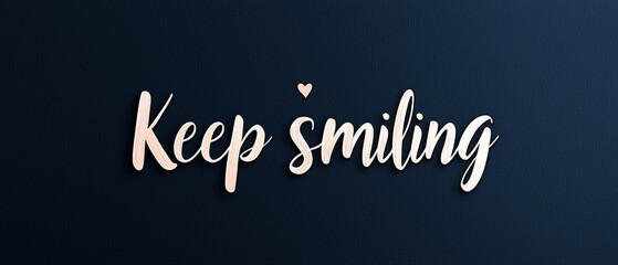 Obraz premium Dark blue background with the words 