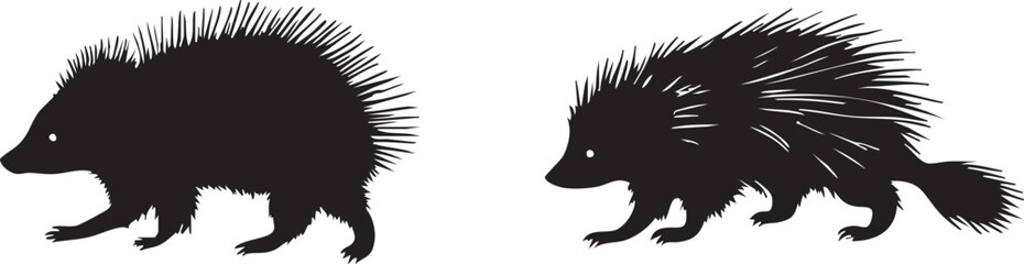 Unique Porcupine Designs for Logos and Branding
