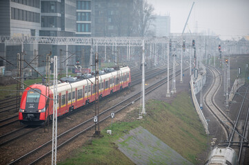 Warszawa, pociągi © Jarek Zuzga