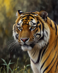 portrait of a tiger