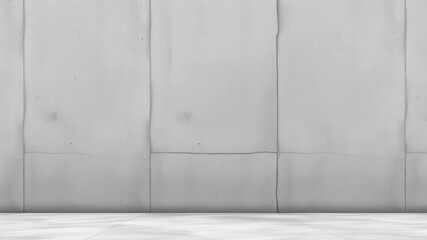 Naklejka premium Horizontal design on cement and concrete textured surface creating a modern and abstract pattern, minimalist, surface, cement