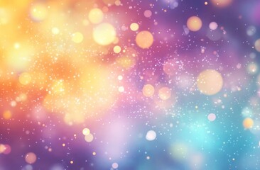 Obraz premium Colorful Abstract Blurred Background with Bokeh and Light Effects