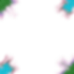 An abstract transparent wavy vignette design element overlay.