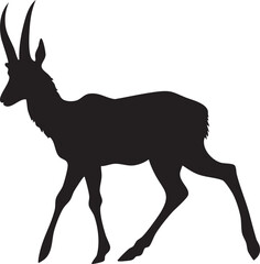 Artistic Pronghorn Vector Graphics