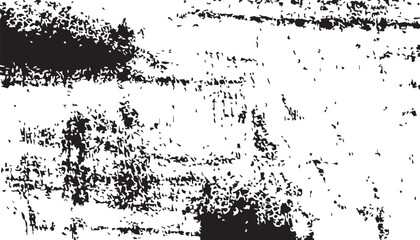 Fototapeta premium Grunge background. Black and white vector. Abstract texture of dust, dirt, stains. Grunge overlay layer. Distressed texture. Rough, scratch, splatter grunge pattern.
