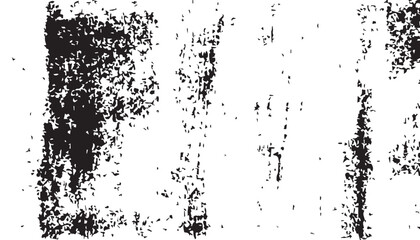 Fototapeta premium Grunge background. Black and white vector. Abstract texture of dust, dirt, stains. Grunge overlay layer. Distressed texture. Rough, scratch, splatter grunge pattern.