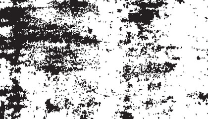 Fototapeta premium Grunge background. Black and white vector. Abstract texture of dust, dirt, stains. Grunge overlay layer. Distressed texture. Rough, scratch, splatter grunge pattern.