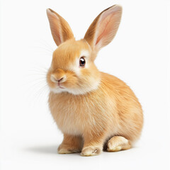 Obraz premium white rabbit isolated on white