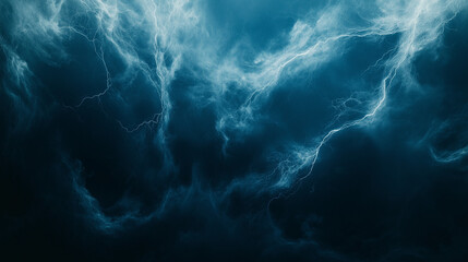 Dark cloudy sky before thunderstorm panoramic background. Storm heaven panorama. Wide gloomy backdrop