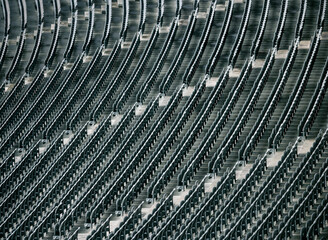 empty seats in a stadium