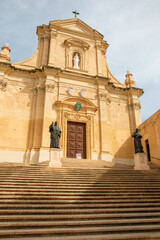 Gozo (Għawdex) Island Victoria massive fortification St. Johns Bastion Citadel (Cittadella)...
