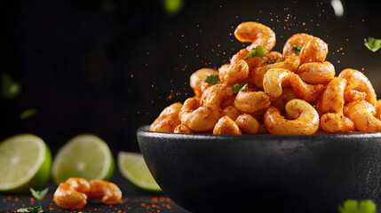 Savory Zesty Cashews for a Refreshing Snack