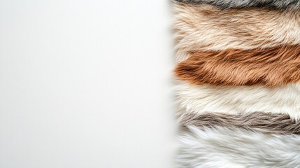 A collection of fur swatches showcasing intricate hide patterns, luxurious textures, and the variety of designs for creative projects.