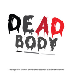 font base logo design template 