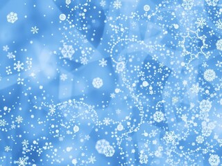 Fototapeta premium Abstract geometric pattern of blue ice texture background, frost, weather