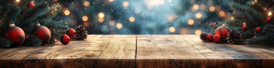 Festive Christmas Tree with Presents, Holly & Soft Lighting in White Background for Holiday Decorations