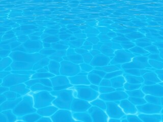 Obraz premium Crystal clear water creating mesmerizing ripples, serene, textures, pool