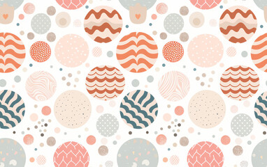 Retro style floral texture art background