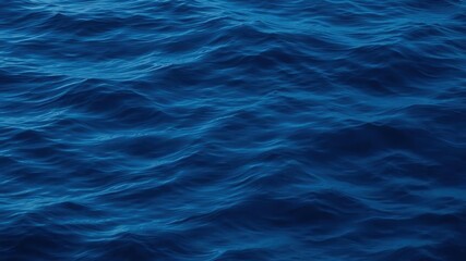 Obraz premium Ripple pattern of deep blue sea texture with shades of navy and aquamarine, wave, dark, calming