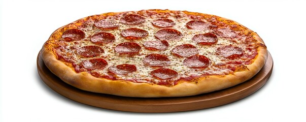 Gourmet pizza clipart culinary art illustration, elevated food photography style, professional chef presentation