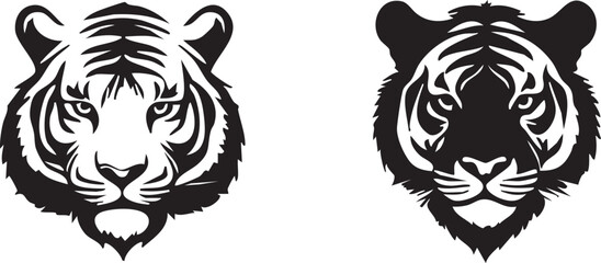 Powerful Tiger Shadow Art for Modern Projects
