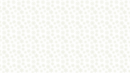 Vector background of light grey tan snowflakes with transparent background. Abstract, neutral, classic background. Winter, Christmas, Seasonal. Copy space.