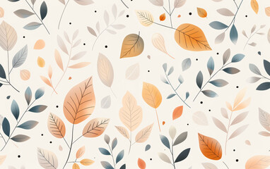 Retro style floral texture art background
