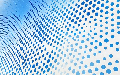 Fototapeta premium A Digital blue dots background design 