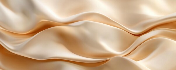 Obraz premium Rippled wave background, silky textures, smooth gradient transitions, illustration