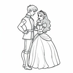 Fototapeta premium engaging kids' coloring art with educational activities