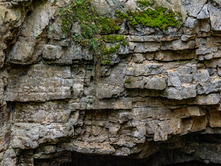 Gesteinsschichten im Muschelkalk