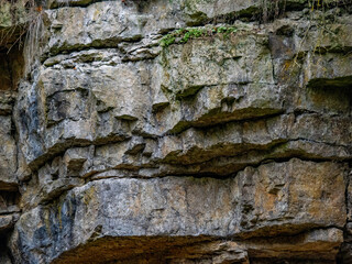 Gesteinsschichten im Muschelkalk