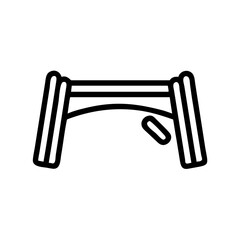 Fototapeta premium Crossbar icon