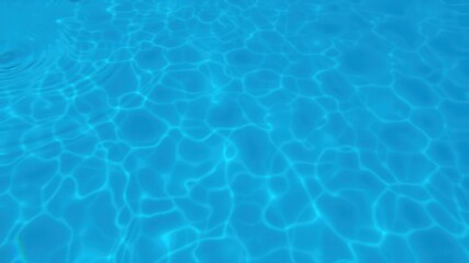 Obraz premium Crystal clear water ripples reflecting sunlight, creating a mesmerizing pattern, blue, calm, mesmerizing pattern