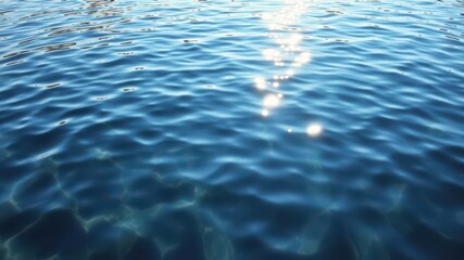Crystal clear water ripples reflecting sunlight in a mesmerizing pattern, ripples, clear, reflection