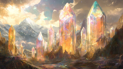 Crystalline chroniclers living crystals record the history of th. Chronicle. Illustration