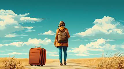 Reflect on the role of spontaneity in fostering serendipitous professional opportunities during travel. Serendipity. Illustration