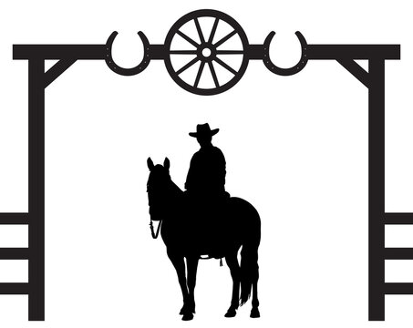 Ranch Entrance Gate 7